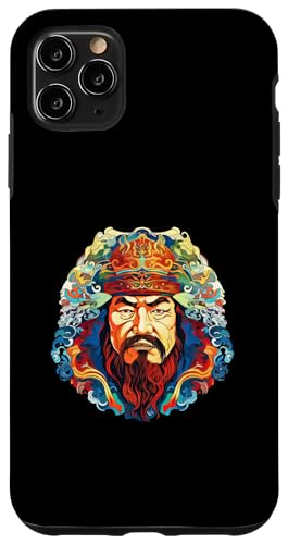 Dschingis Khan Psychedelisch Hülle für iPhone 11 Pro Max von Genghis Khan Art Style Designs For Historians