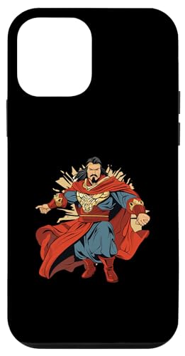 Dschingis Khan als Superheld Hülle für iPhone 12 mini von Genghis Khan Art Style Designs For Historians
