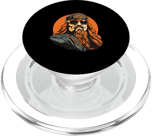 Dschingis Khan mit Sonnenbrille PopSockets PopGrip für MagSafe Dschingis Khan mit Sonnenbrille PopSockets PopGrip für MagSafe von Genghis Khan Art Style Designs For Historians