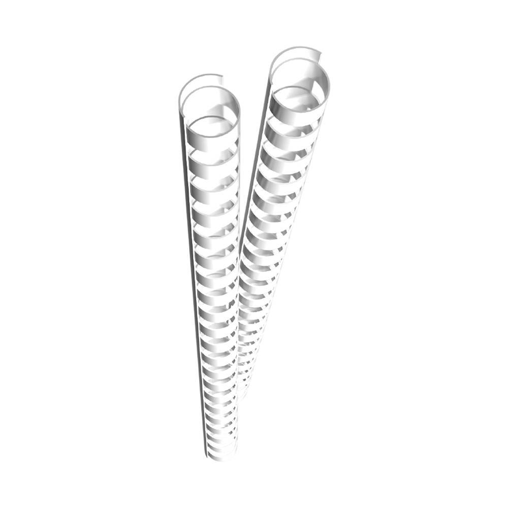 GENIE Spiralbinderücken 12mm weiß 25 Stk von Genie
