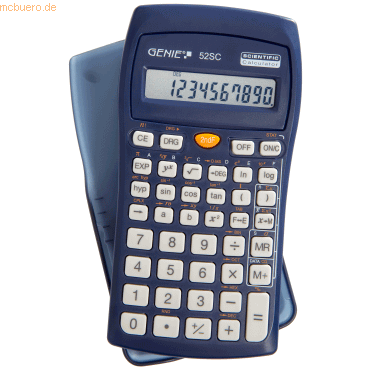 Genie Taschenrechner 52 SC 136 Funktionen blau von Genie