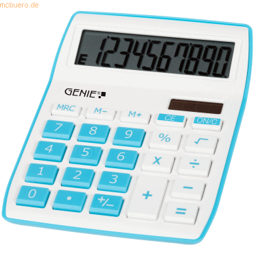 Genie Tischrechner 840B blau 10-stellig von Genie