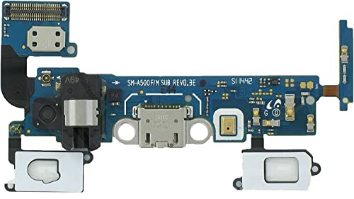 Premium Ladebuchse Flex Kabel USB Buchse Mikrofon Kopfhörer für Samsung Galaxy A5 (2015) SM A500F - Charger Dock Connector Micro Audio Jack Flex von GENIE FORCE