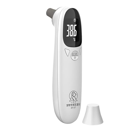 Genikeer Tier Thermometer | Hunde Ohrthermometer | Vet Digital Thermometer | Fieberthermometer Für Katzen | Veterinärthermometer Mit Doppelmodus-Design Für Hunde Und Katzen Genikeer Tier Thermometer | Hunde Ohrthermometer | Vet Digital Thermometer | Fieberthermometer Für Katzen | Veterinärthermometer Mit Doppelmodus-Design Für Hunde Und Katzen von Genikeer