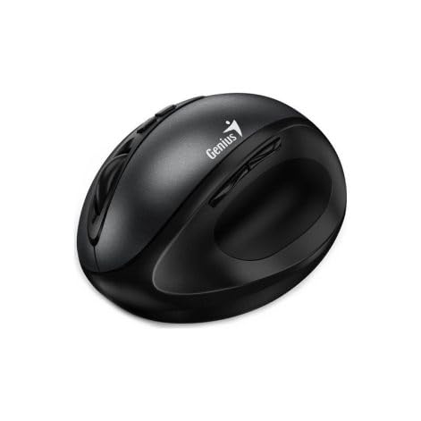 Genius Mouse Ergo 8300S Kabellose vertikale ergonomische leise Maus - Schwarz von Genius