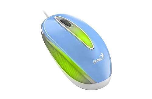 Genius USB-Maus DX-Mini Flashing LED BLAU von Genius