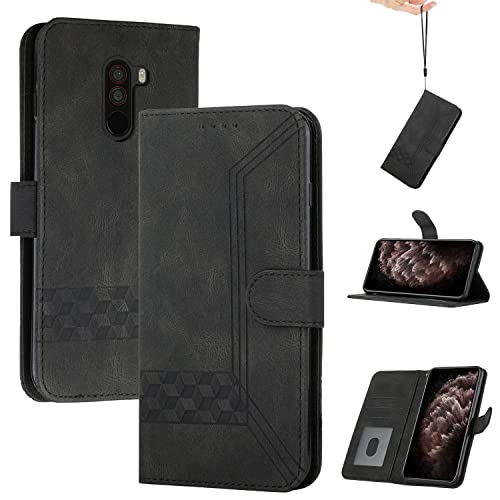 Genlision Handyhülle Kompatibel Mit Xiaomi Pocophone F1,Premium PU Leder Schutzhülle Abdeckung,TPU-Innenschale,Magnetverschluss,Standfunktion, Kartenschlitz-Schwarz Genlision Handyhülle Kompatibel Mit Xiaomi Pocophone F1,Premium PU Leder Schutzhülle Abdeckung,TPU-Innenschale,Magnetverschluss,Standfunktion, Kartenschlitz-Schwarz von Genlision