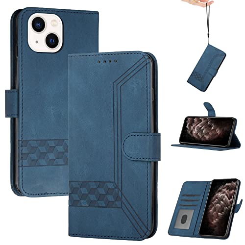 Genlision Handyhülle Kompatibel Mit iPhone 15,Premium PU Leder Schutzhülle Abdeckung,TPU-Innenschale,Magnetverschluss,Standfunktion, Kartenschlitz-Blau Genlision Handyhülle Kompatibel Mit iPhone 15,Premium PU Leder Schutzhülle Abdeckung,TPU-Innenschale,Magnetverschluss,Standfunktion, Kartenschlitz-Blau von Genlision