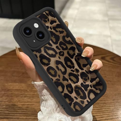 Genmoral Kompatibel mit iPhone 16 Pro 6.1 Zoll Matt Hülle, Leopard Muster stoßfest, Weiche TPU Schutzhülle Gepard Case für Damen und Mädchen, Kratzfeste Handyhülle Schwarz Genmoral Kompatibel mit iPhone 16 Pro 6.1 Zoll Matt Hülle, Leopard Muster stoßfest, Weiche TPU Schutzhülle Gepard Case für Damen und Mädchen, Kratzfeste Handyhülle Schwarz von Genmoral