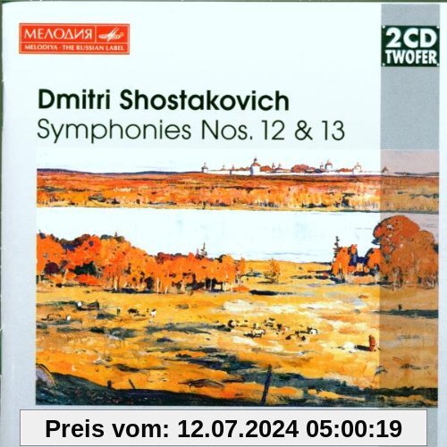 Two CD Twofer - Schostakowitsch (Sinfonie Nr. 12-13, Violoncellokonzert, Preludes) von Gennadi Roshdestwenskij