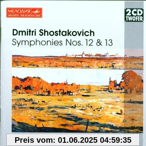 Two CD Twofer - Schostakowitsch (Sinfonie Nr. 12-13, Violoncellokonzert, Preludes) von Gennadi Roshdestwenskij