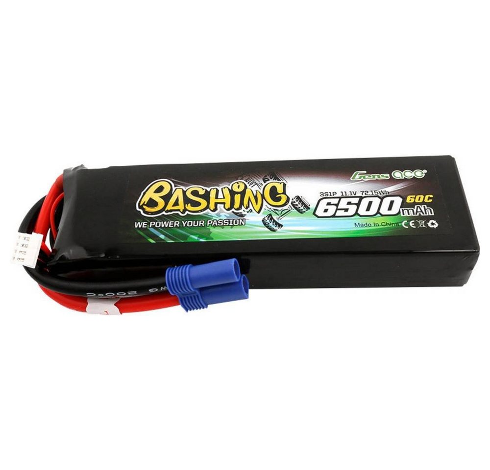 Gens ace 11.1 V 6500 mAh 60C LiPo-Akku EC5 Akku von Gens ace