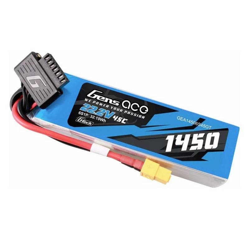 Gens ace Gens ace Modellbau-Akkupack (LiPo) 22.2 V 1450 mAh 45 C Block XT60 Akku 1450 mAh (22.20 V) von Gens ace