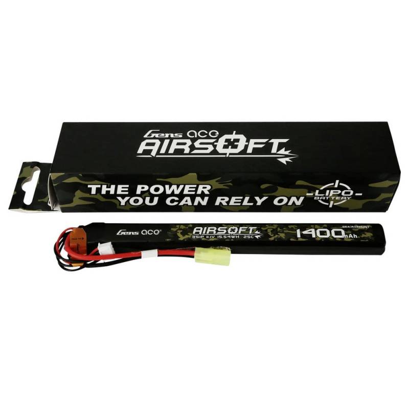 Gens ace Gens ace Modellbau-Akkupack (LiPo) 11.1 V 1400 mAh Zellen-Zahl: 3 25 C Akku 1400 mAh (11.10 V) von Gens ace