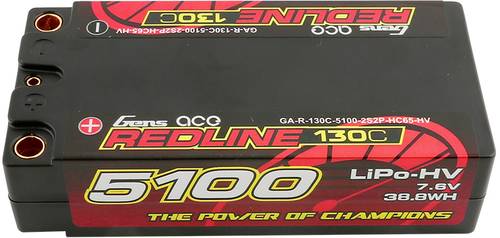 Gens ace Modellbau-Akkupack (LiPo) 7.6V 5100 mAh Zellen-Zahl: 4 130 C Hardcase von Gens ace
