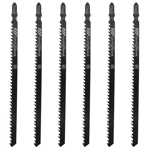 Gentpovth 6 x T744D Professional Stichsägeblatt Set mit Kunststoff-Box, T-Schaft Einnocken-Schaft Stichsägeblatt, sägeblätter stichsäge Zubehör,Ideal zum Schneiden von Holz, Platten, Kunststoffen, PVC Gentpovth 6 x T744D Professional Stichsägeblatt Set mit Kunststoff-Box, T-Schaft Einnocken-Schaft Stichsägeblatt, sägeblätter stichsäge Zubehör,Ideal zum Schneiden von Holz, Platten, Kunststoffen, PVC von Gentpovth