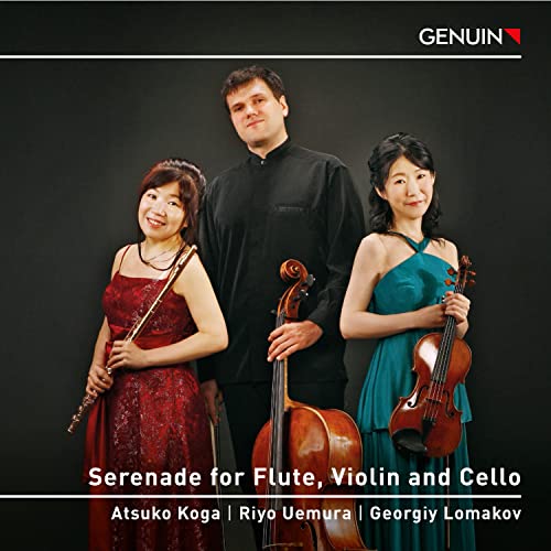 Serenade für Flöte, Violine & Cello - Werke von Beethoven, Bozza u.a. von Genuin (Note 1 Musikvertrieb)