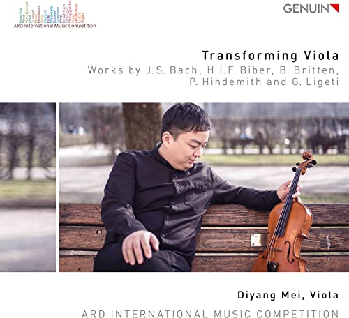 Transforming Viola - Werke für Viola solo von Bach, Ligeti und Hindemith u.a. von Genuin (Note 1 Musikvertrieb)