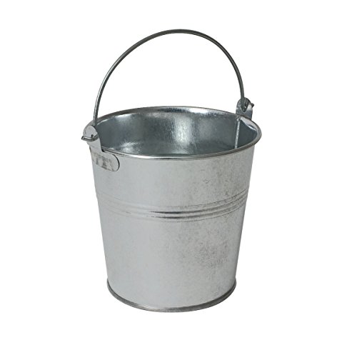 Genware NEV-GSB10 Serviereimer, verzinkter Stahl, 10 cm Durchmesser von Genware