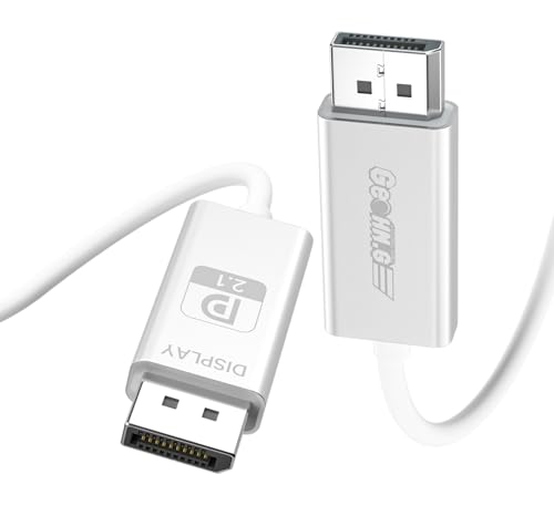 Displayport 2.1 Glasfaserkabel 1.5M, DP 2.1 Kabel[16K30Hz, 8K60Hz, 4K240Hz], Superflexibles Display Port AOC, Unterstützung UHBR10/HDR/HDCP/DSC 1.2a/FreeSync G-Sync für Gaming Monitor 4090 Grafikkarte von GeoHN.G
