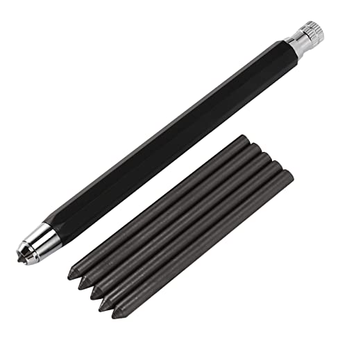 Geofray 1 Satz 5,6 Mm Metallminen Halter Automatischer Mechanischer Graphit Stift für Zeichnen Schattierung Basteln Kunst Skizzieren von Geofray
