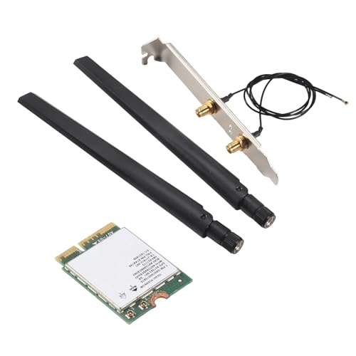 Geofray 1730 Mbit/S für Dual Band Drahtlos AC 9560 Desktop Kit Bluetooth 5.0 802.11Ac M.2 CNVI 9560NGW WiFi Karte mit Antenne von Geofray