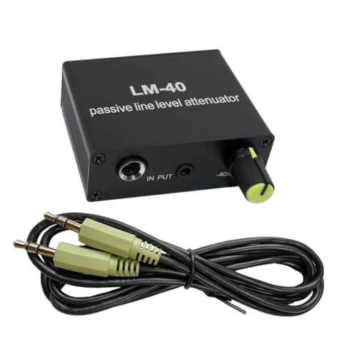 Geofray Passiver Audio-Dämpfer, Line-Ausgangssignal, Soundkarte, Mikrofon, High-Low-Level-Konverter +3,5 Line von Geofray