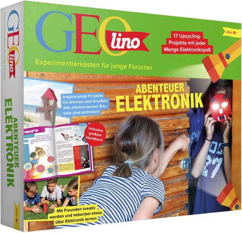Geolino 67073 Abenteuer Elektronik Experimente Experimentierkasten ab 8 Jahre Geolino 67073 Abenteuer Elektronik Experimente Experimentierkasten ab 8 Jahre von Geolino