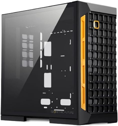 Geometric Future M6 Raphael Mid Tower, PC-Gehäuse, vertikales Luftkanaldesign, Unterstützung für 12" x 11" E-ATX, 360 Radiator, vertikale GPU-Halterung, Schwarz, GEO-M6-RA Geometric Future M6 Raphael Mid Tower, PC-Gehäuse, vertikales Luftkanaldesign, Unterstützung für 12" x 11" E-ATX, 360 Radiator, vertikale GPU-Halterung, Schwarz, GEO-M6-RA von Geometric Future