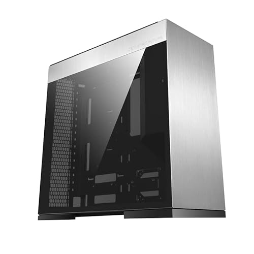 Geometric Future M8 Dharma Mid Tower E-ATX/ATX-PC-Gehäuse, vertikales Lufttunneldesign, 420/360 Radiator, vertikale GPU-Halterung, Silber, GEO-M8-DHA Geometric Future M8 Dharma Mid Tower E-ATX/ATX-PC-Gehäuse, vertikales Lufttunneldesign, 420/360 Radiator, vertikale GPU-Halterung, Silber, GEO-M8-DHA von Geometric Future