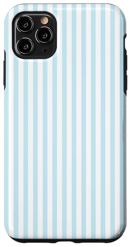 Pastellblaue Streifen geometrisches Küstenstrand-Sommermuster Hülle für iPhone 11 Pro Max Pastellblaue Streifen geometrisches Küstenstrand-Sommermuster Hülle für iPhone 11 Pro Max von Geometric Lines Pattern