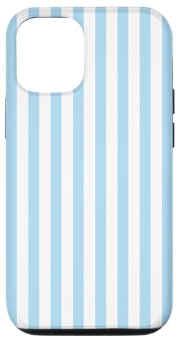 Pastellblaue Streifen geometrisches Küstenstrand-Sommermuster Hülle für iPhone 12/12 Pro Pastellblaue Streifen geometrisches Küstenstrand-Sommermuster Hülle für iPhone 12/12 Pro von Geometric Lines Pattern