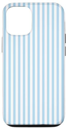 Pastellblaue Streifen geometrisches Küstenstrand-Sommermuster Hülle für iPhone 12/12 Pro Pastellblaue Streifen geometrisches Küstenstrand-Sommermuster Hülle für iPhone 12/12 Pro von Geometric Lines Pattern