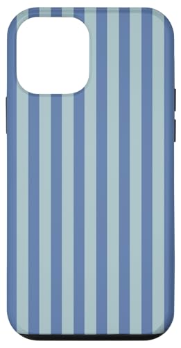 Pastellblaue Streifen geometrisches Küstenstrand-Sommermuster Hülle für iPhone 12 mini Pastellblaue Streifen geometrisches Küstenstrand-Sommermuster Hülle für iPhone 12 mini von Geometric Lines Pattern
