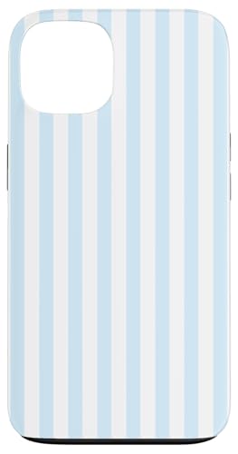 Pastellblaue Streifen geometrisches Küstenstrand-Sommermuster Hülle für iPhone 13 Pastellblaue Streifen geometrisches Küstenstrand-Sommermuster Hülle für iPhone 13 von Geometric Lines Pattern