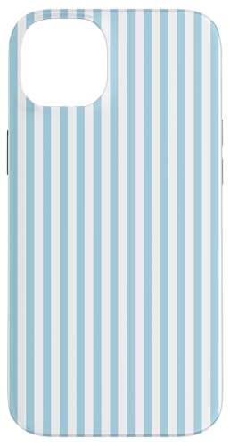 Pastellblaue Streifen geometrisches Küstenstrand-Sommermuster Hülle für iPhone 14 Plus Pastellblaue Streifen geometrisches Küstenstrand-Sommermuster Hülle für iPhone 14 Plus von Geometric Lines Pattern