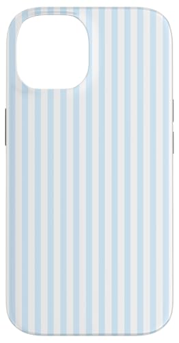 Pastellblaue Streifen geometrisches Küstenstrand-Sommermuster Hülle für iPhone 14 Pastellblaue Streifen geometrisches Küstenstrand-Sommermuster Hülle für iPhone 14 von Geometric Lines Pattern