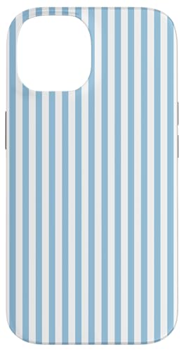 Pastellblaue Streifen geometrisches Küstenstrand-Sommermuster Hülle für iPhone 14 Pastellblaue Streifen geometrisches Küstenstrand-Sommermuster Hülle für iPhone 14 von Geometric Lines Pattern