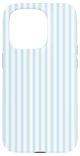 Pastellblaue Streifen geometrisches Küstenstrand-Sommermuster Hülle für iPhone 15 Pro Pastellblaue Streifen geometrisches Küstenstrand-Sommermuster Hülle für iPhone 15 Pro von Geometric Lines Pattern
