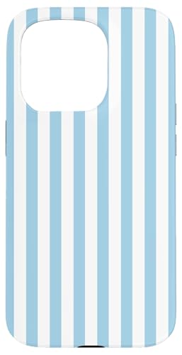 Weiche Pastellblaue Streifen Geometrische Küste Strand Sommer Hülle für iPhone 15 Pro Weiche Pastellblaue Streifen Geometrische Küste Strand Sommer Hülle für iPhone 15 Pro von Geometric Lines Pattern