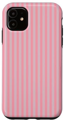 Weiche Pastellrosa Streifen Geometrische vertikale Linien Trendy Hülle für iPhone 11 Weiche Pastellrosa Streifen Geometrische vertikale Linien Trendy Hülle für iPhone 11 von Geometric Lines Pattern