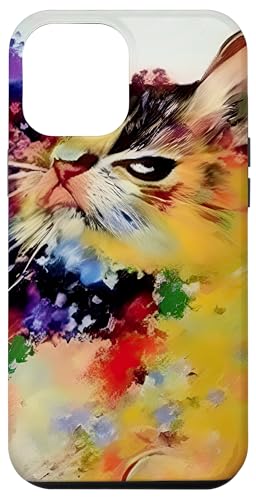 Bunte abstrakte Katze – lebendiges, künstlerisches Katzen-Design Hülle für iPhone 12 Pro Max Bunte abstrakte Katze – lebendiges, künstlerisches Katzen-Design Hülle für iPhone 12 Pro Max von Geonetiqué Designs