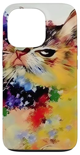 Bunte abstrakte Katze – lebendiges, künstlerisches Katzen-Design Hülle für iPhone 13 Pro Bunte abstrakte Katze – lebendiges, künstlerisches Katzen-Design Hülle für iPhone 13 Pro von Geonetiqué Designs