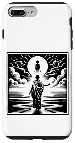 Erleuchtung – Spirituelle Aufstiegs-Silhouettenkunst Hülle für iPhone 7 Plus/8 Plus von Geonetiqué Designs