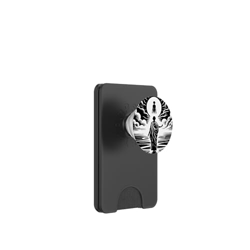 Erleuchtung – Spirituelle Aufstiegs-Silhouettenkunst PopSockets PopWallet für MagSafe von Geonetiqué Designs