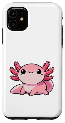 Kawaii Axolotl, niedliches Amphibien-Design Hülle für iPhone 11 von Geonetiqué Designs