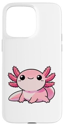 Kawaii Axolotl, niedliches Amphibien-Design Hülle für iPhone 15 Pro Max von Geonetiqué Designs