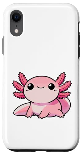 Kawaii Axolotl, niedliches Amphibien-Design Hülle für iPhone XR von Geonetiqué Designs