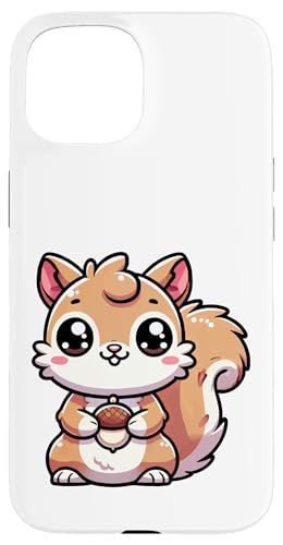 Kawaii Eichhörnchen Kunst, niedliches Waldtier-Design Hülle für iPhone 15 Kawaii Eichhörnchen Kunst, niedliches Waldtier-Design Hülle für iPhone 15 von Geonetiqué Designs