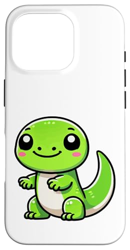 Kawaii Eidechse, niedliches Cartoon-Reptilien-Design Hülle für iPhone 16 Pro Kawaii Eidechse, niedliches Cartoon-Reptilien-Design Hülle für iPhone 16 Pro von Geonetiqué Designs